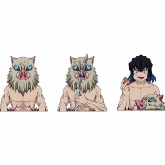 Demon Slayer Inosuke Hashibira Decal #3 - Picture 1 of 1